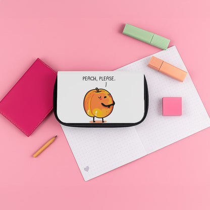 Peach, Please - Funny Pun Pencil Case