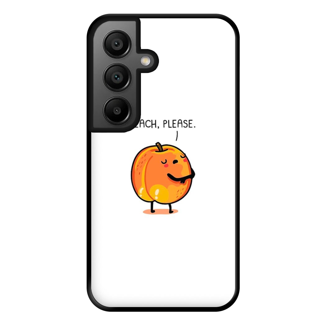 Peach, Please - Funny Pun Phone Case for Google Pixel 8