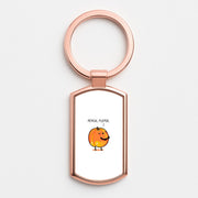 Peach, Please - Funny Pun Luxury Keyring 4
