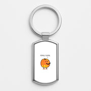 Peach, Please - Funny Pun Luxury Keyring 1
