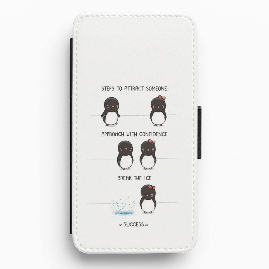 Break The Ice - Funny Pun Flip Wallet Phone Case