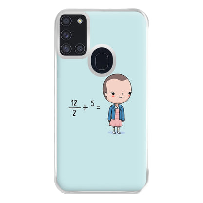 Eleven - Funny Stranger Pun Phone Case for Galaxy A21s