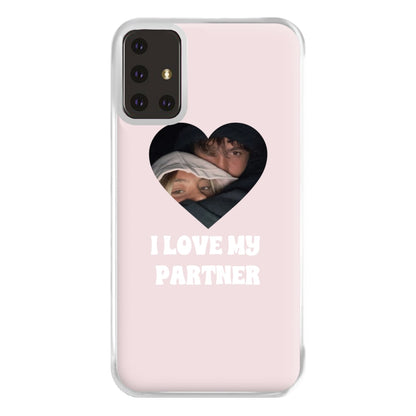 I Love My Partner - Personalised Couples Phone Case for Galaxy A71