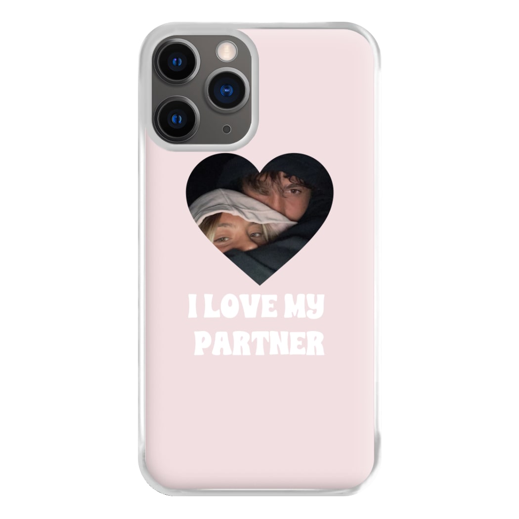 I Love My Partner - Personalised Couples Phone Case for iPhone 12 Pro Max