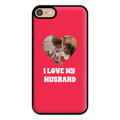 I Love My Husband - Personalised Couples Phone Case for iPhone 6 / 7 / 8 / SE