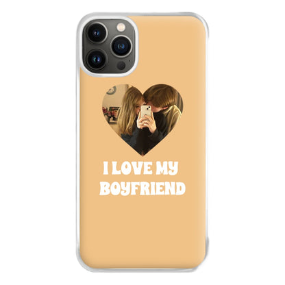 I Love My Boyfriend - Personalised Couples Phone Case for iPhone 13