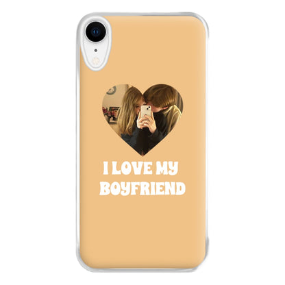 I Love My Boyfriend - Personalised Couples Phone Case for iPhone XR