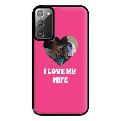 I Love My Wife - Personalised Couples Phone Case for Galaxy Note 20 Ultra