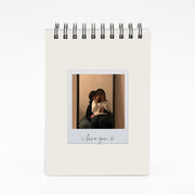 I Love You Polaroid - Personalised Couples Notebook 4