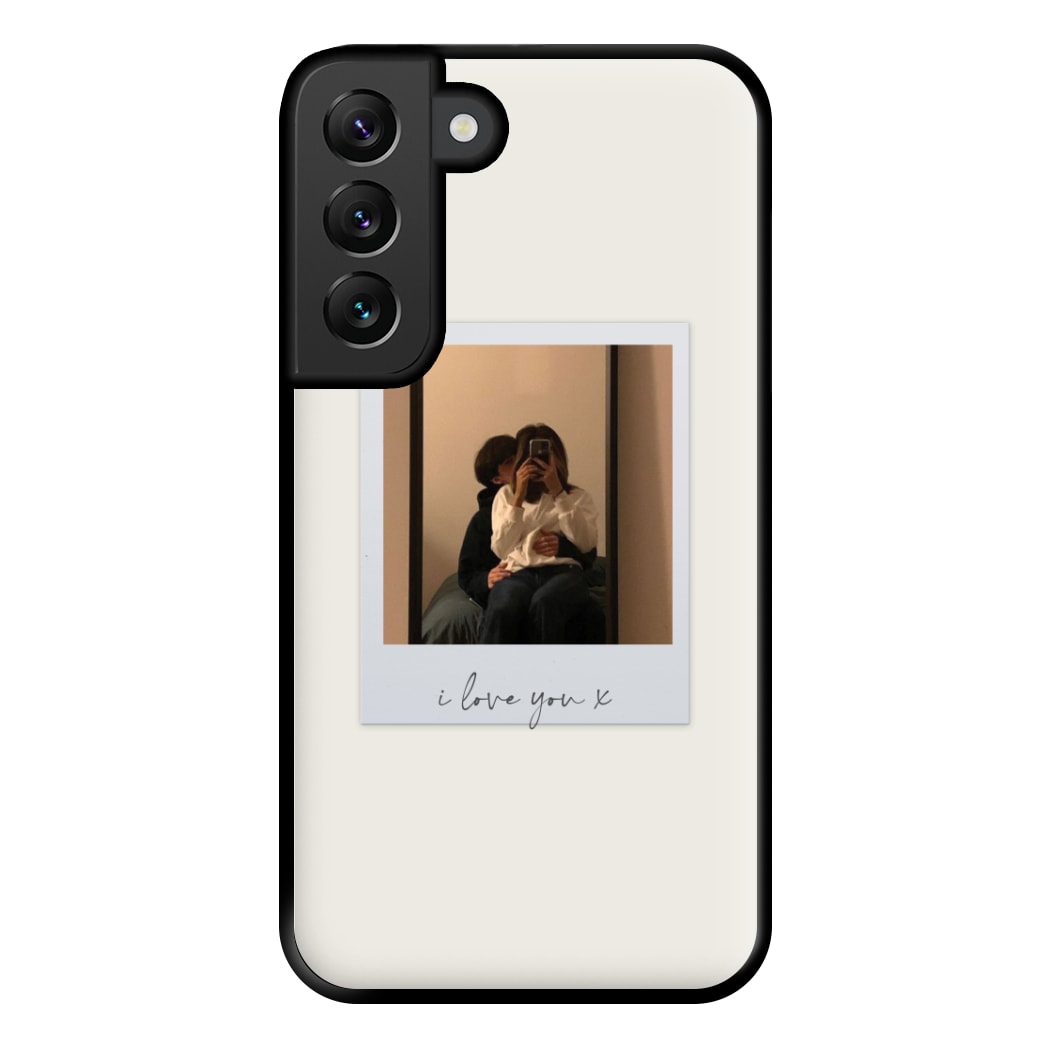 I Love You Polaroid - Personalised Couples Phone Case for Galaxy S22 Plus