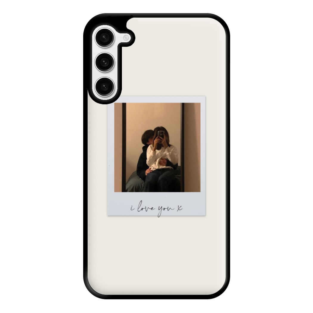 I Love You Polaroid - Personalised Couples Phone Case for Galaxy S23 Plus