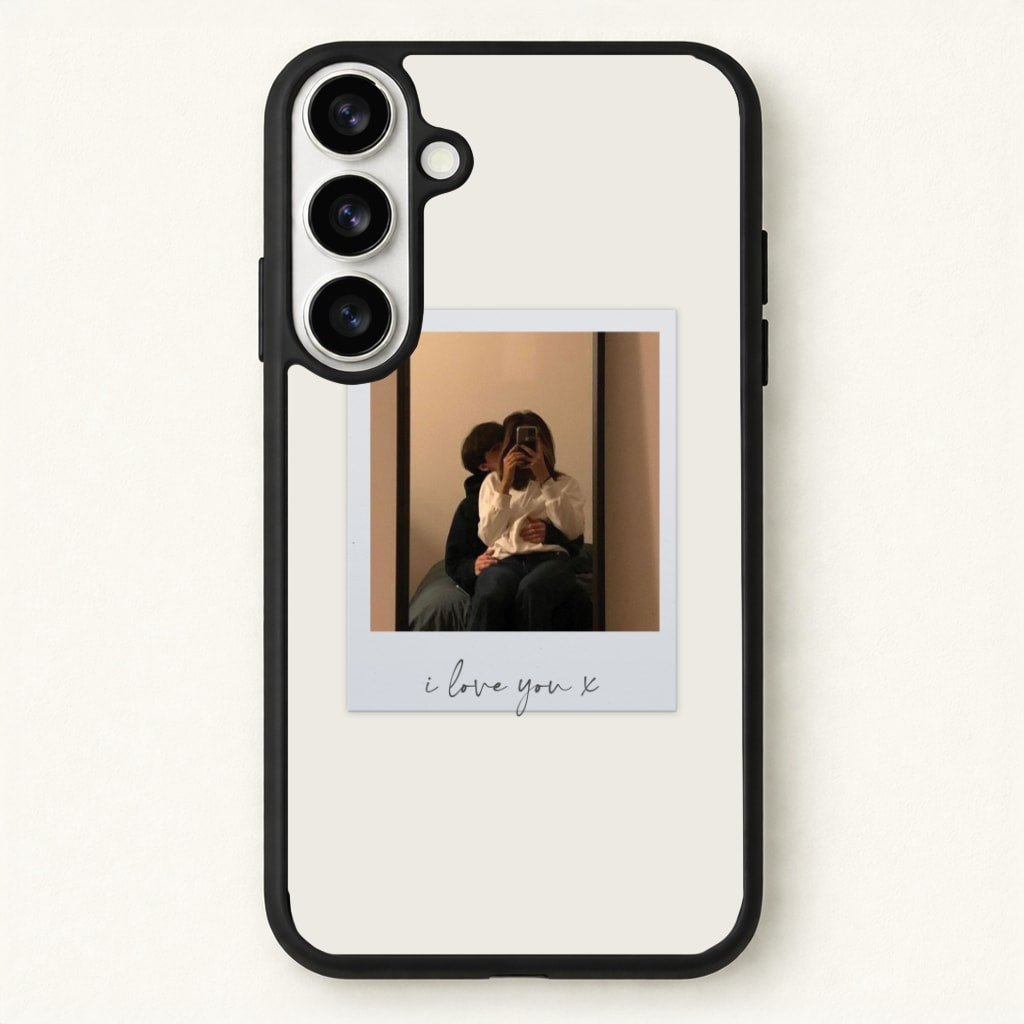 I Love You Polaroid - Personalised Couples Phone Case for Galaxy S26