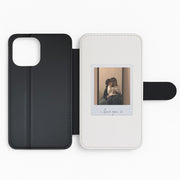 I Love You Polaroid - Personalised Couples Flip / Wallet Phone Case 2