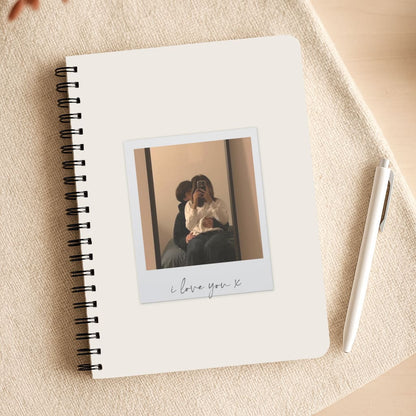 I Love You Polaroid - Personalised Couples Notepad