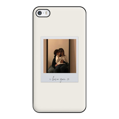 I Love You Polaroid - Personalised Couples Phone Case for iPhone 5 / 5s / SE 2016