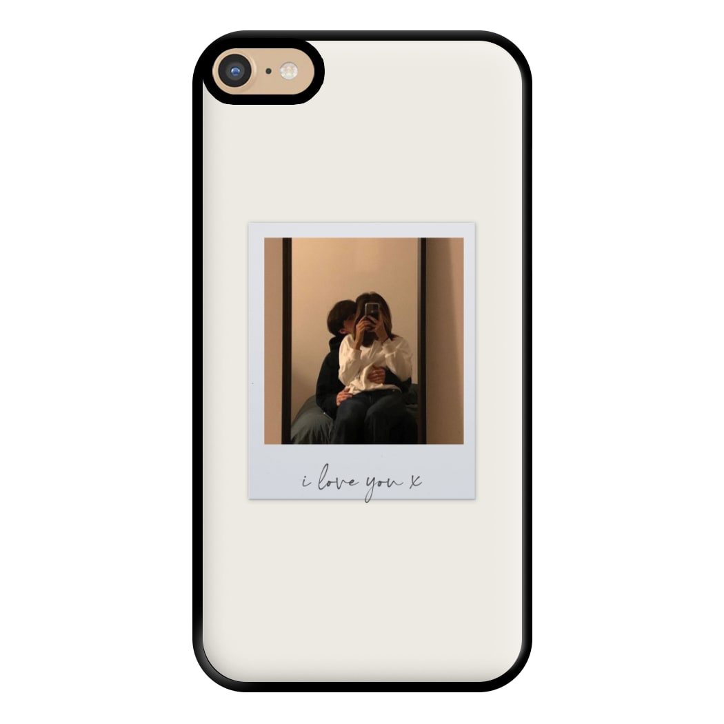 I Love You Polaroid - Personalised Couples Phone Case for iPhone 6 Plus / 7 Plus / 8 Plus