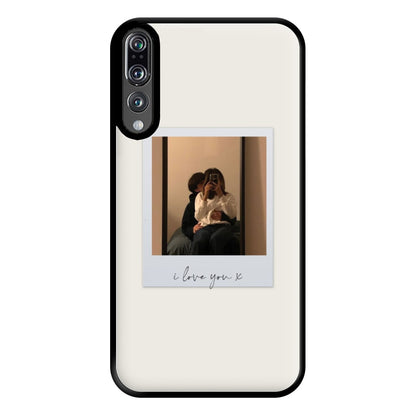 I Love You Polaroid - Personalised Couples Phone Case for Huawei P20 Pro