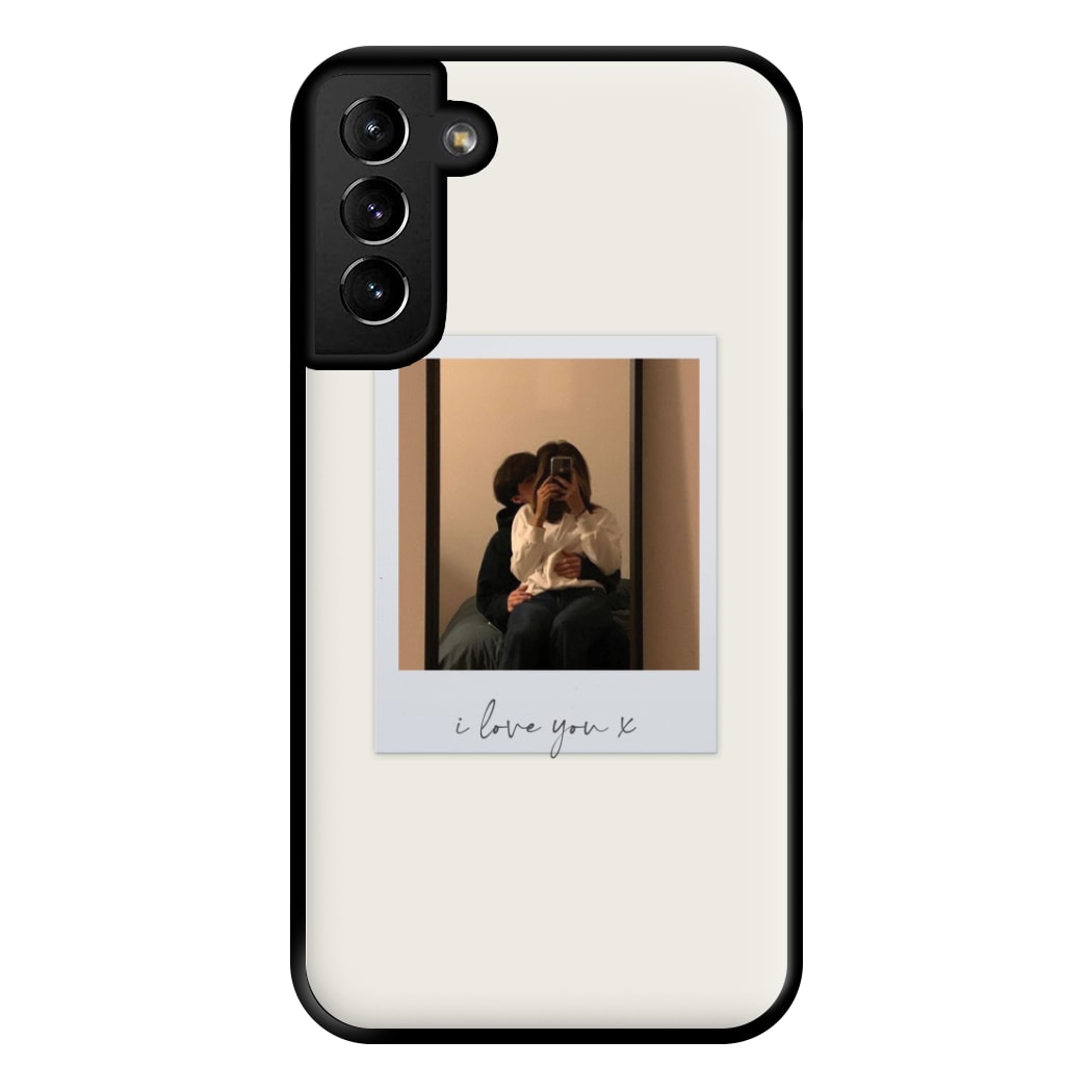 I Love You Polaroid - Personalised Couples Phone Case for Galaxy S21 Plus