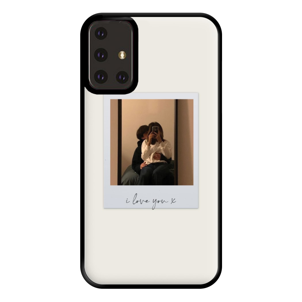 I Love You Polaroid - Personalised Couples Phone Case for Galaxy A71