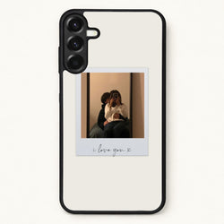 I Love You Polaroid - Personalised Couples Phone Case for Galaxy A57