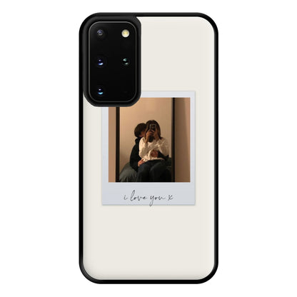 I Love You Polaroid - Personalised Couples Phone Case for Galaxy S20 Plus