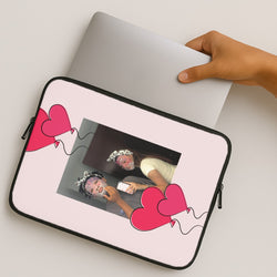 Heart Balloons - Personalised Couples MacBook Case