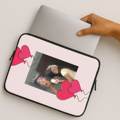Heart Balloons - Personalised Couples MacBook Case