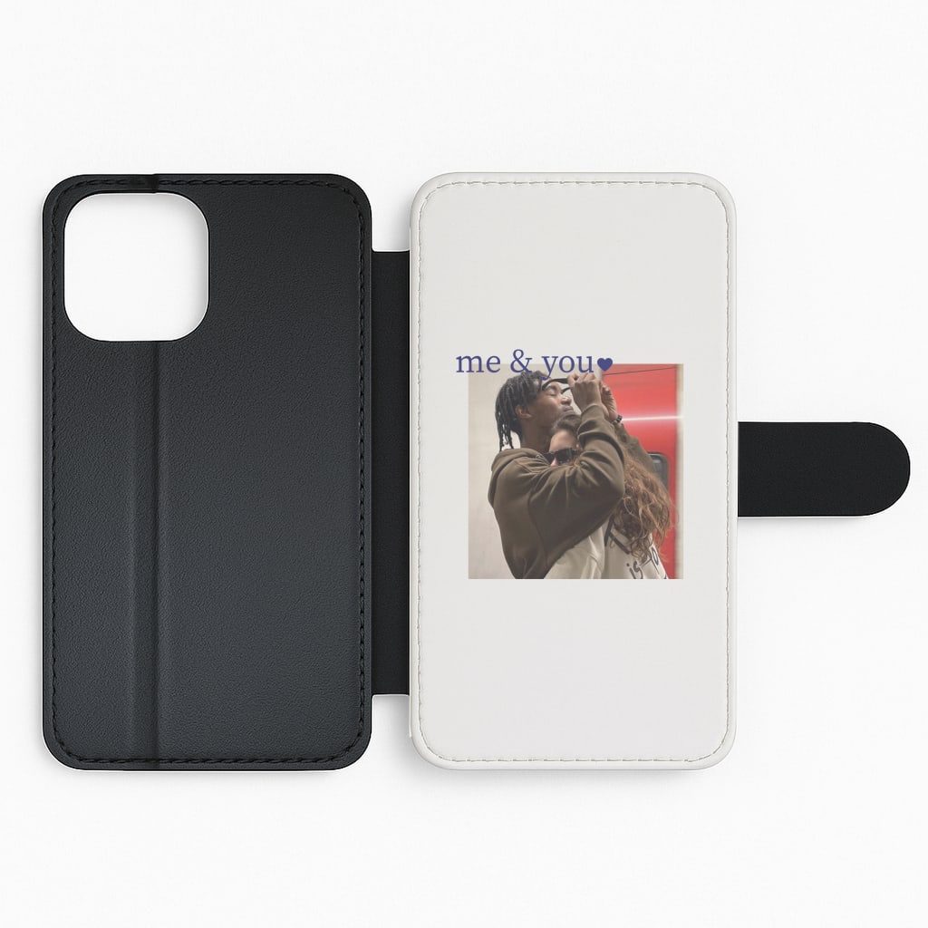 Me And You - Personalised Couples Flip Phone Case