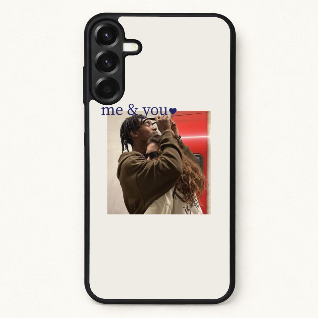 Me And You - Personalised Couples Phone Case for Galaxy A17