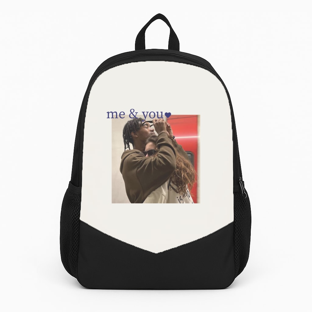 Me And You - Personalised Couples Backpack