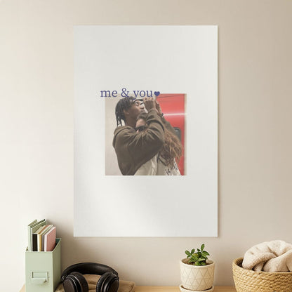 Me And You - Personalised Couples Poster