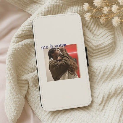 Me And You - Personalised Couples Wallet Phone Case