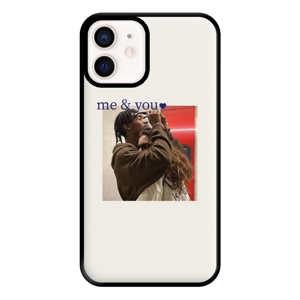 Me And You - Personalised Couples Phone Case for iPhone 12 Mini