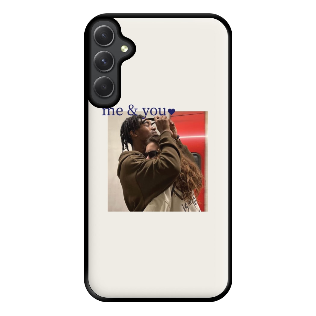 Me And You - Personalised Couples Phone Case for Galaxy A34