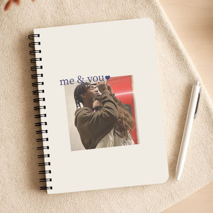 Me And You - Personalised Couples Notepad
