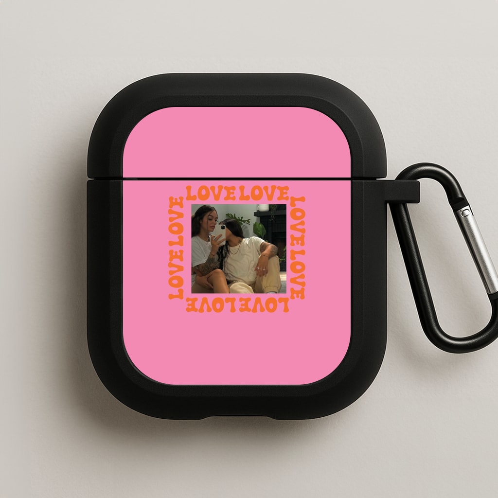 Love, Love, Love - Personalised Couples AirPods Case