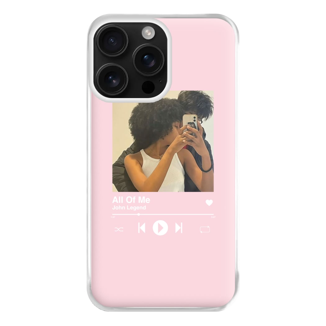 Album Cover - Personalised Couples Phone Case