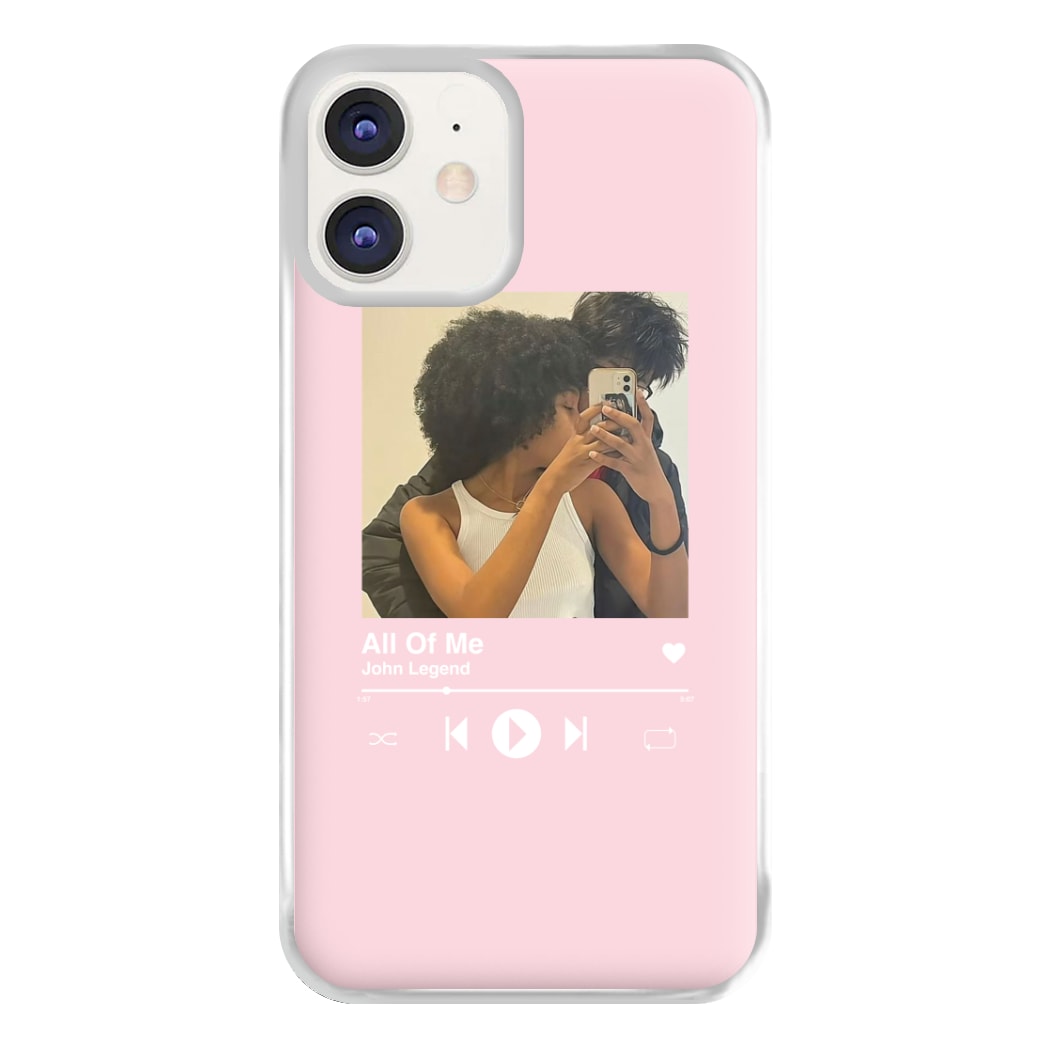 Album Cover - Personalised Couples Phone Case for iPhone 12 / 12 Pro