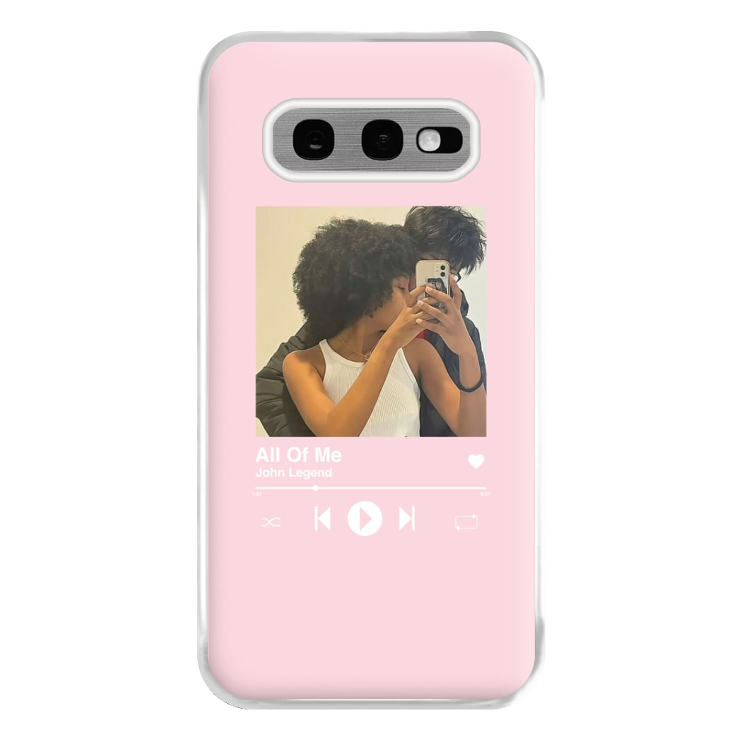 Album Cover - Personalised Couples Phone Case for Galaxy S10e