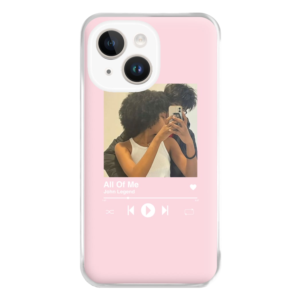 Album Cover - Personalised Couples Phone Case for iPhone 14 Plus