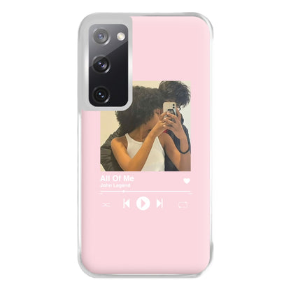 Album Cover - Personalised Couples Phone Case for Galaxy S20FE