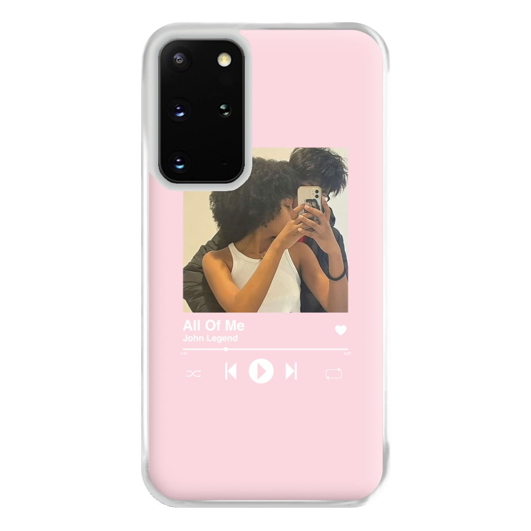 Album Cover - Personalised Couples Phone Case for Galaxy S20 Plus