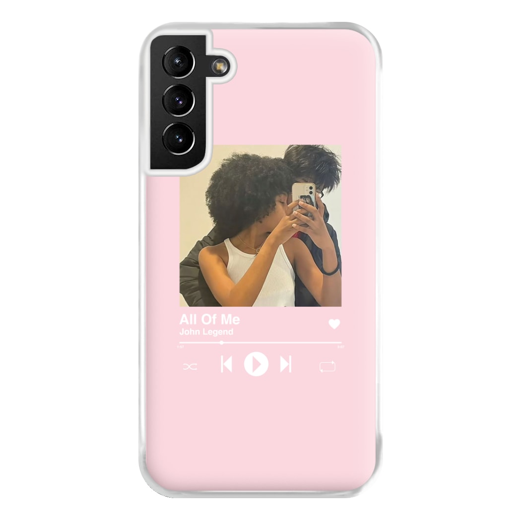 Album Cover - Personalised Couples Phone Case for Galaxy S21 Plus