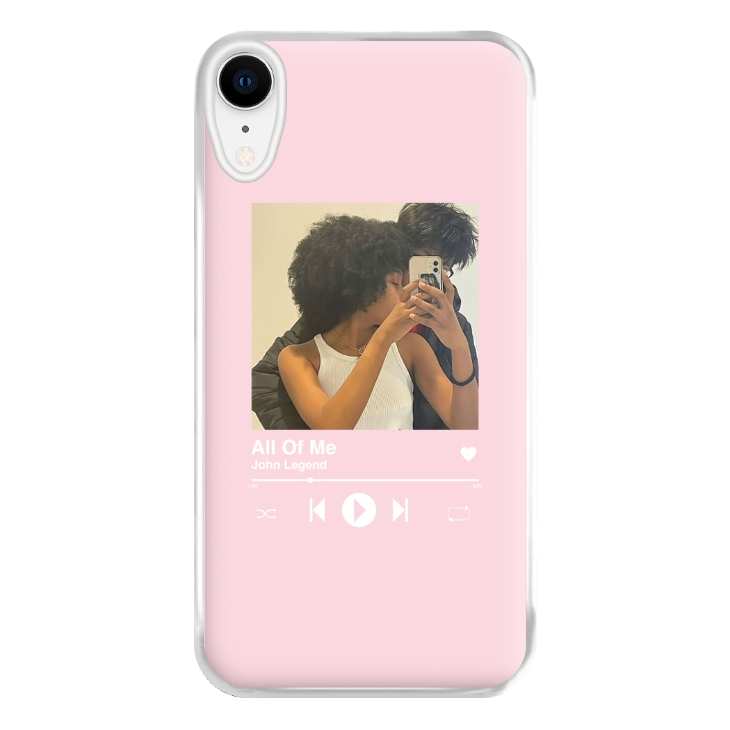 Album Cover - Personalised Couples Phone Case for iPhone XR