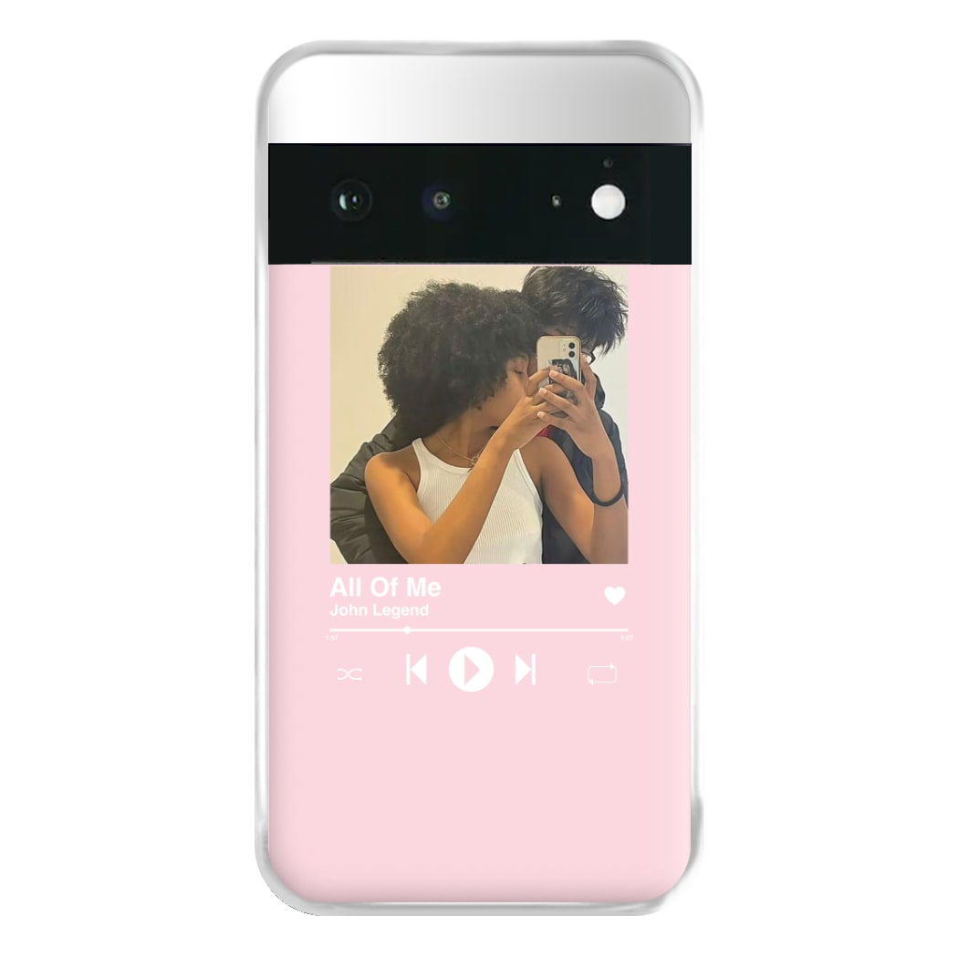 Album Cover - Personalised Couples Phone Case for Google Pixel 6a