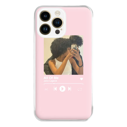 Album Cover - Personalised Couples Phone Case for iPhone 14 Pro Max