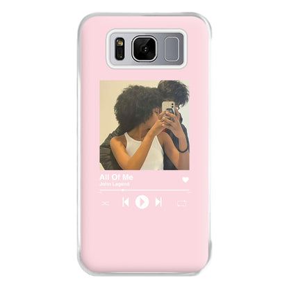 Album Cover - Personalised Couples Phone Case for Galaxy S8 Plus