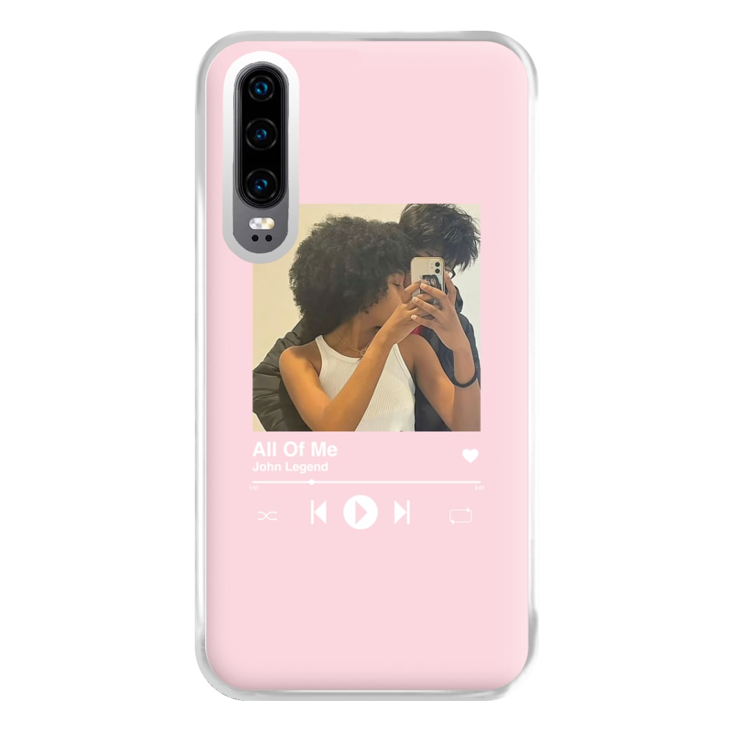 Album Cover - Personalised Couples Phone Case for Huawei P30