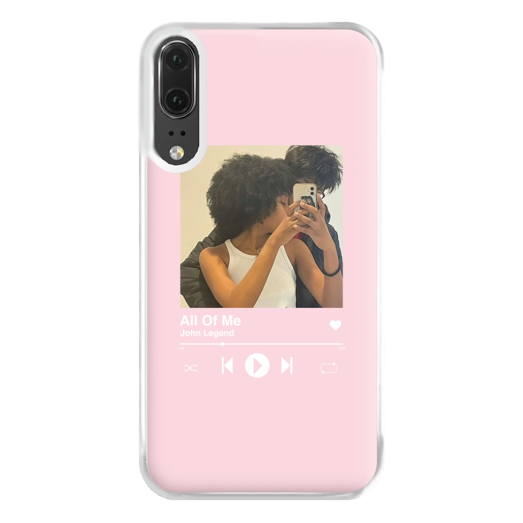 Album Cover - Personalised Couples Phone Case for Huawei P20