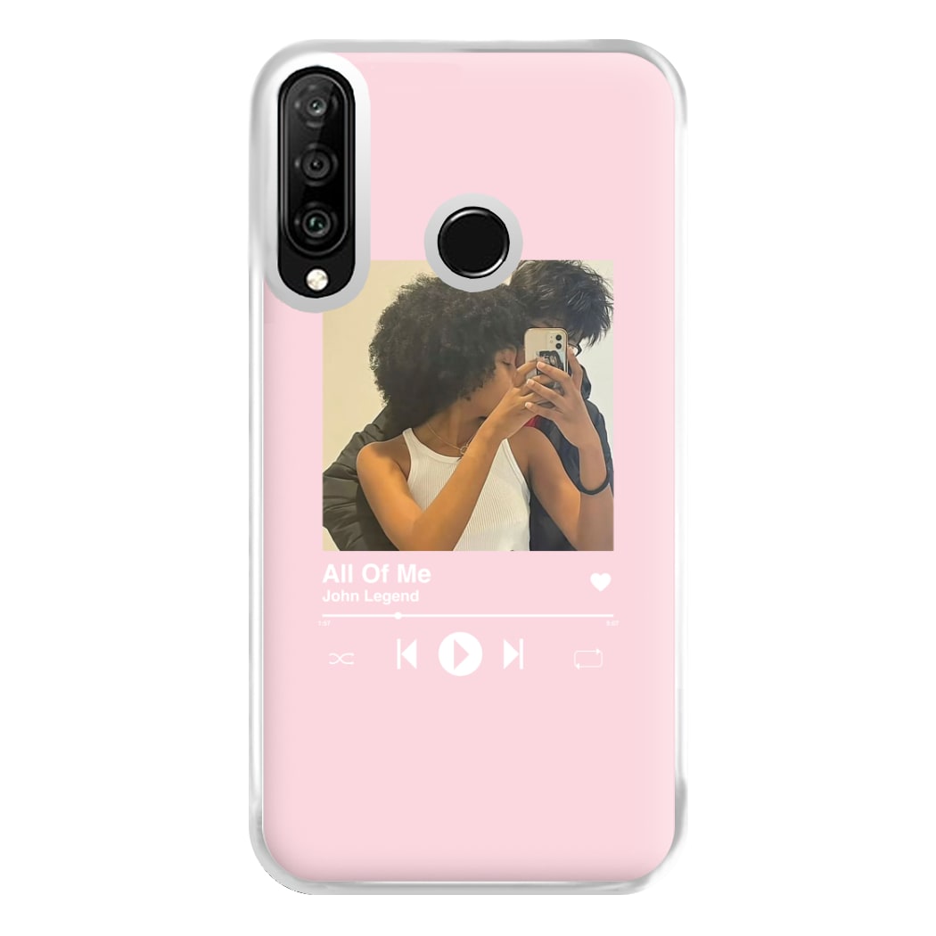 Album Cover - Personalised Couples Phone Case for Huawei P30 Lite